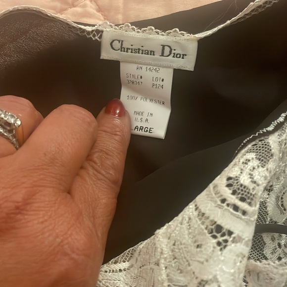 VG CHRISTIAN DIOR 3 Piece matching lingerie set MD /LG PRISTINE Very Rare! 💕SALE - Picture 13 of 16